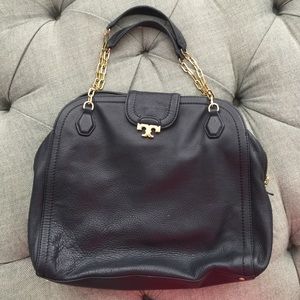 Tory Burch bowling bag navy